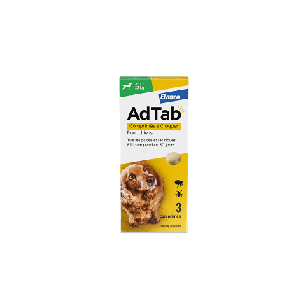 AdTab Elanco 450mg 11-22kg 3 Tablets