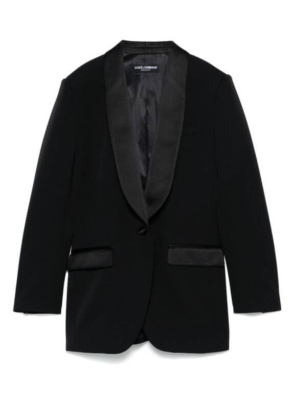 dolce & gabbana - Black single-breasted blazer