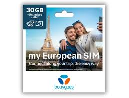 Bouygues Telecom my European SIM ...