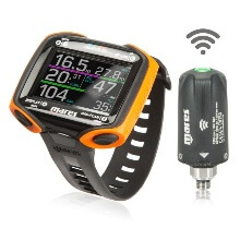 Mares dive computer Quad CI orange - value pack with LED transmitter 2.0