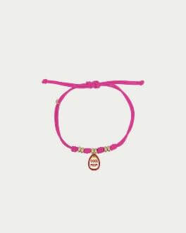 COOL MUM Bracelet with Fuchsia Washers