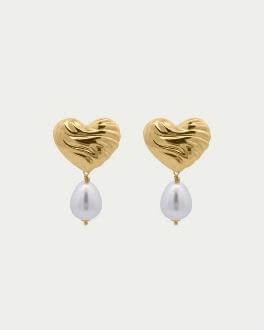 Coppia di orecchini Cuore Bold Perle