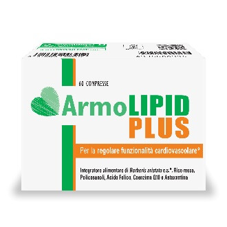 MEDA PHARMA - Armolipid Plus 60 Tablets - Cholesterol Supplement - Original Italian Packaging