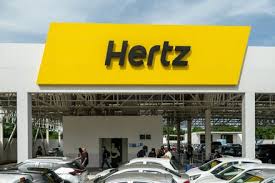 Sign Hertz Rental Car Business Where ...