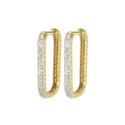 Bold Rectangle Stud Earring