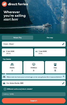 Directferries | Connect | Ferry affiliate program and API