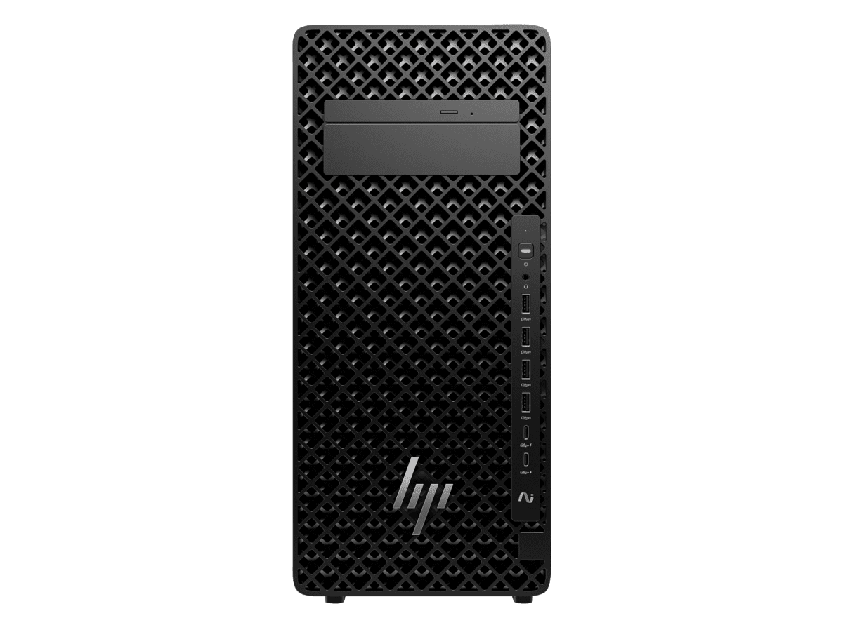 HP Z2 Tower G1i Workstation Desktop PC + HP Series 7 Pro 24 inch WUXGA Monitor - 724pn - Without Screen - Shadow Black (BV2Q6PT-BN4)