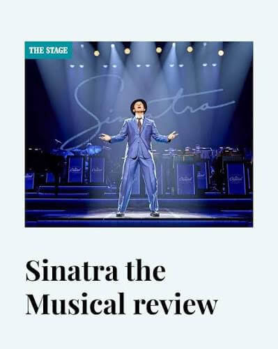 Review: Sinatra the Musical – Sinatra is back on stage, but don't start spreading the news on account of this humdrum musical. (Aldwych Theatre) Read more 👇