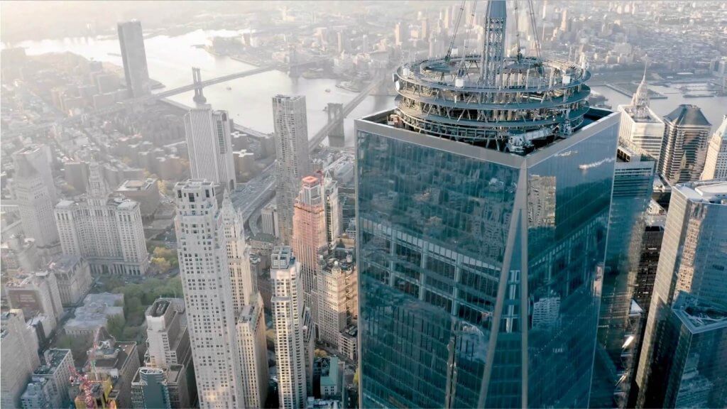 One World Observatory observation deck with New York City skyline views