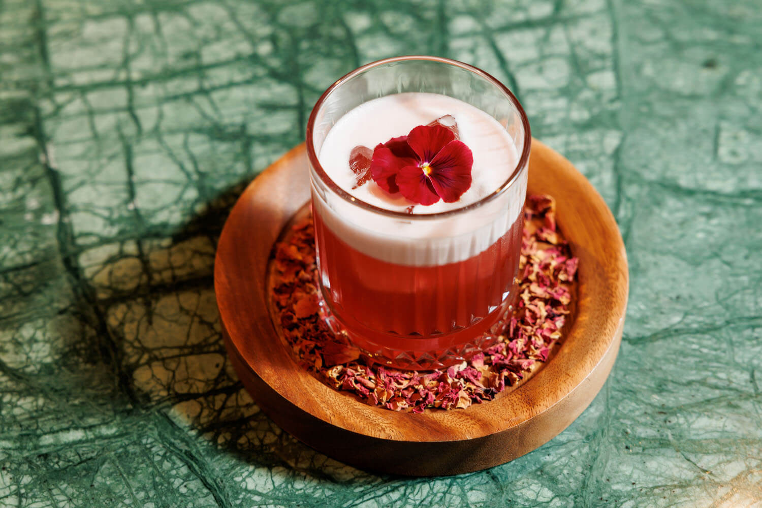 A signature cocktail served at Songbird Restaurant and Bar