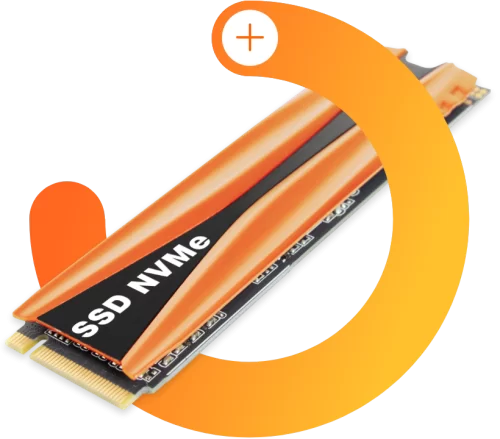 Fast NVMe storage used in nazwa.pl hosting
