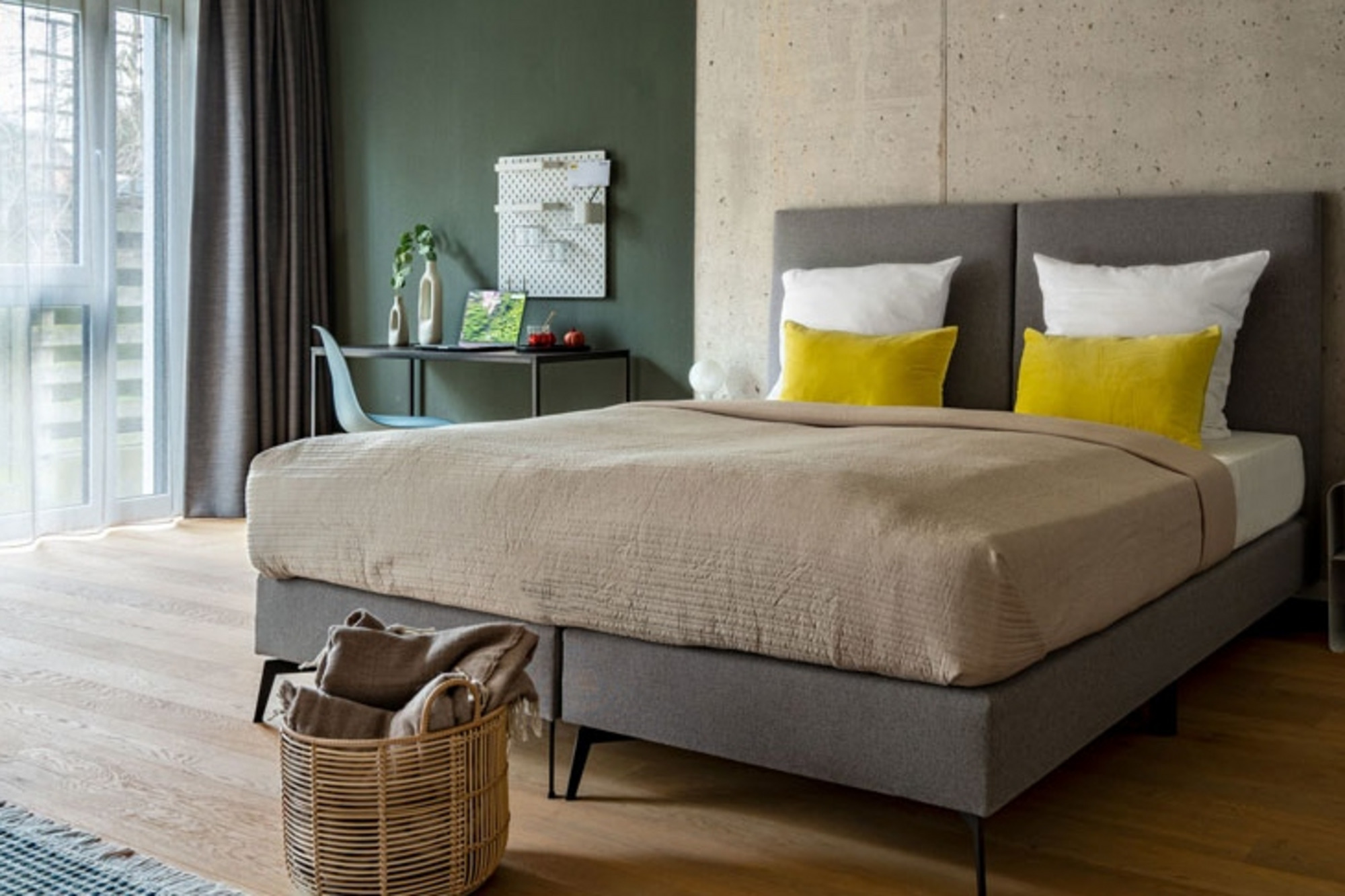 Modern Best Western hotel room in Germany