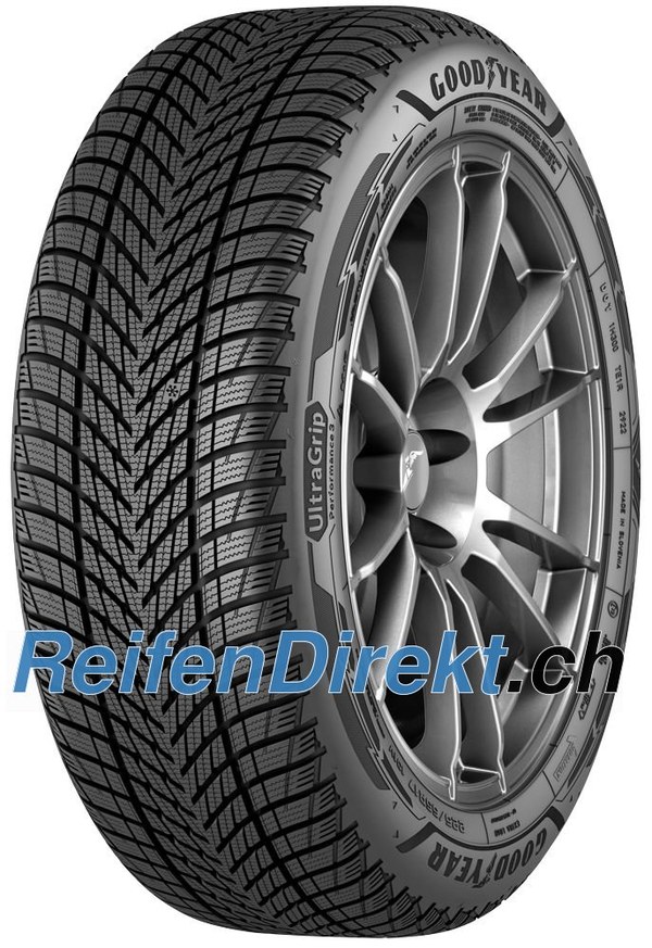 Goodyear winter tyre shown on a ReifenDirekt product image