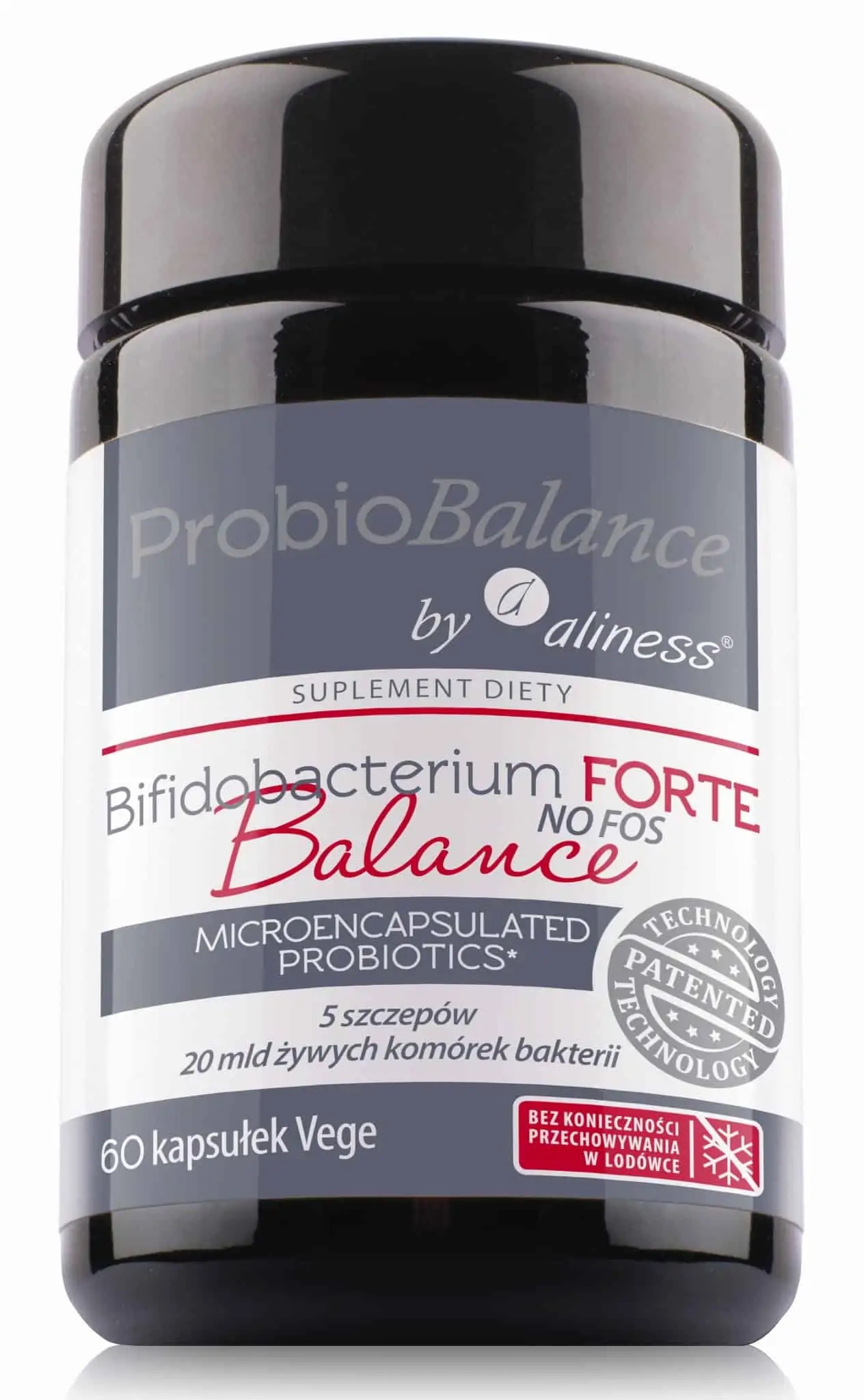 Aliness ProbioBalance Bifidobacterium Balance Forte capsules jar